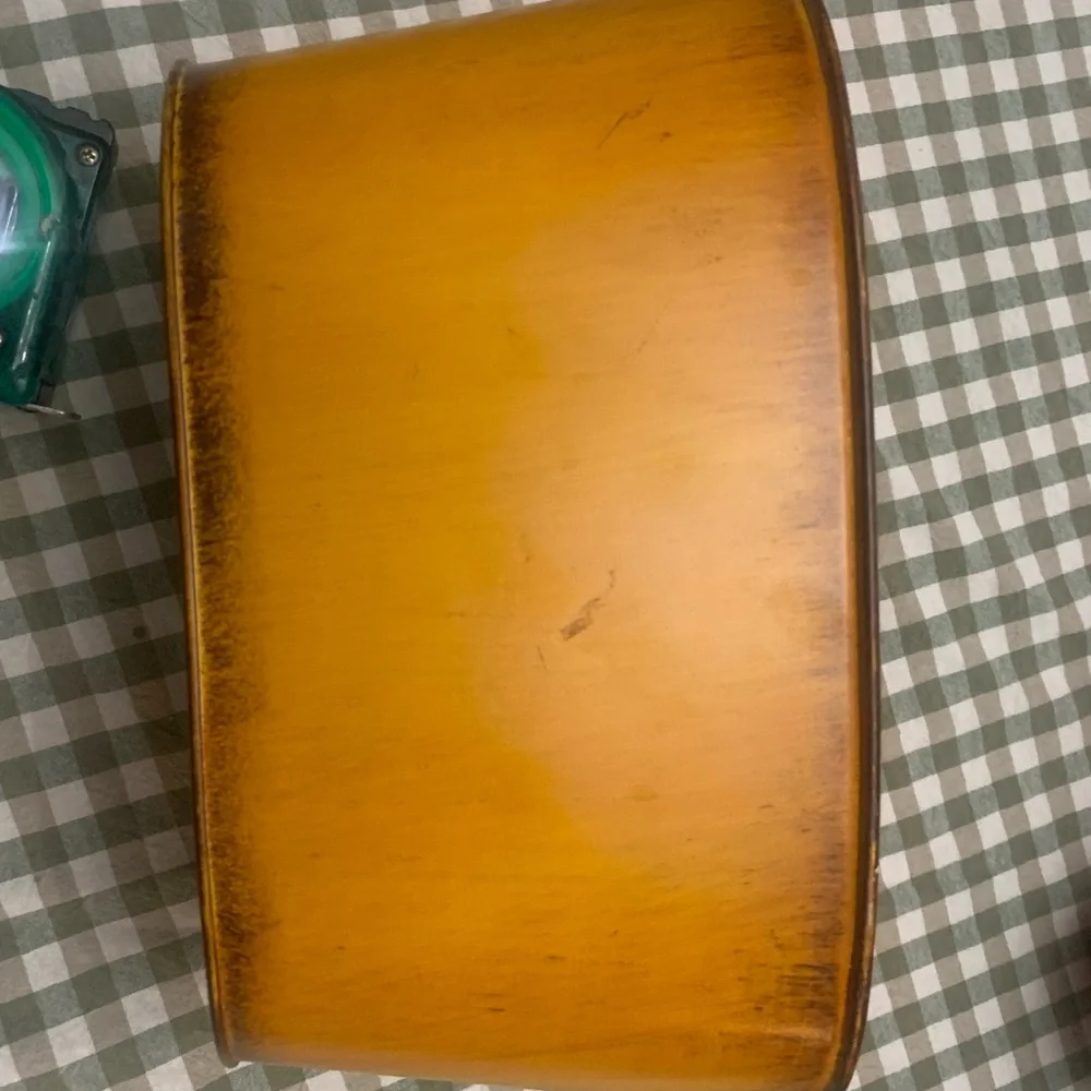 Autumn Leaf Amber Glass Vase